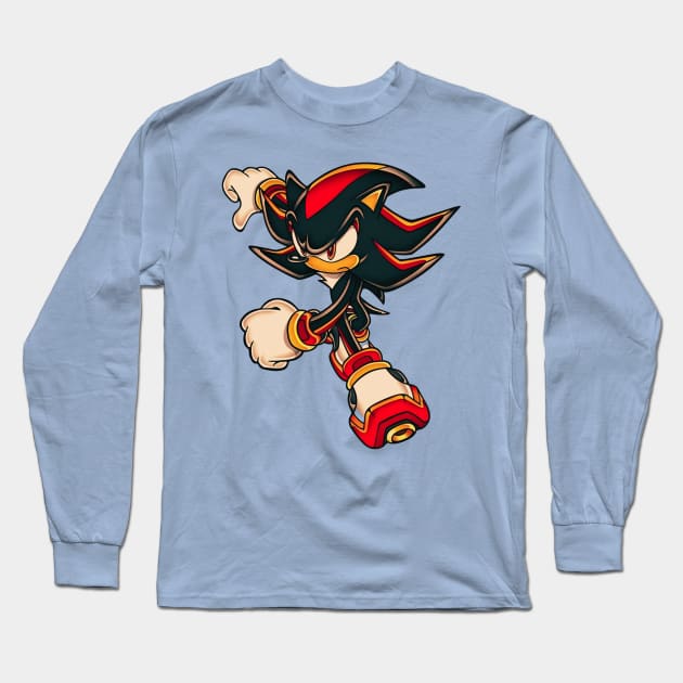 Sonic Adventure Pop Art Long Sleeve T-Shirt by Zet Art